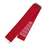 Fiksēta | Sportiska siksniņa ar ātro atbrīvošanu 22 mm viedpulkstenim | 160–210 mm | Sarkana | Neilons