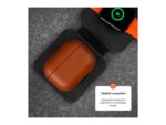 Fixed | Earbuds Case with MagSafe Support | Apple AirPods Pro 2/Pro 2 (USB-C) | Brown | Leather - Image 6