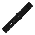 Fixed | Sporty Strap Set with Quick Release 22mm for smartwatch | 160-235 mm | Black | Silicone