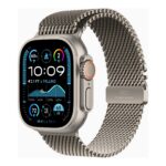 Apple Watch Ultra 2 GPS + Cellular 49 мм, корпус из натурального титана с миланским браслетом из натурального титана - размер S | Apple