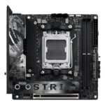Asus | ROG STRIX X870-I GAMING WIFI | Procesora saime AMD | Procesora ligzda AM5 | DDR5 DIMM | Atbalstītās cieto disku saskarnes SATA, M.2 | SATA savienotāju skaits 2