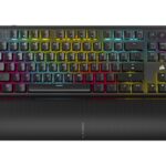 Corsair | Tenkeyless Mechanical Gaming Keyboard | K70 CORE TKL | Gaming Keyboard | Wireless | NA | Black | MLX RED Switch | Wireless connection
