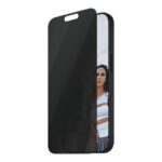 PanzerGlass ekrāna aizsargs | Apple | iPhone 16 Plus | Stikls | Melns | Īpaši plats piegulums