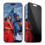 Защитная пленка PanzerGlass для экрана | Apple | iPhone 16 Pro Max | Стекло | Черный | Сверхширокий размер
