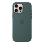 Apple vāciņš ar MagSafe tehnoloģiju | Apple | iPhone 16 Pro Max | Silikona | Ezera zaļš