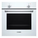 Bosch cepeškrāsns | HBF010BV1S | 66 L | Elektriskā | Manuālā | Vadības poga | Augstums 59,5 cm | Platums 59,4 cm | Balta