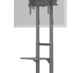 Goobay Floor stand | 59508 TV Presentation Stand Pro (Size L) | Adjustable Height, Tilt | 37-70  | Black