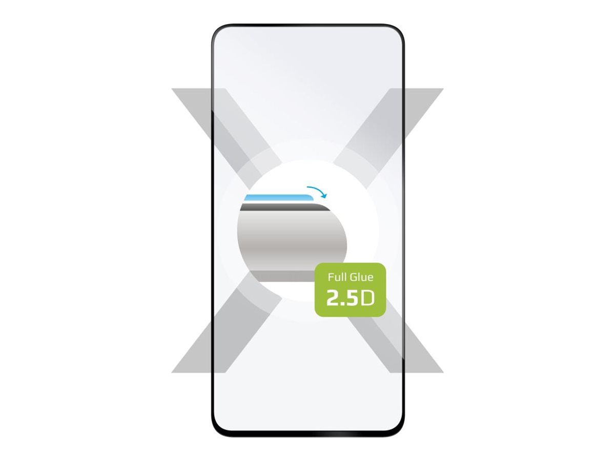 original-76349.jpg Fixed Screen protector | Samsung | Galaxy S24 FE | Tempered glass | Black | 2.5D - Image 1