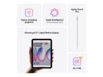 Apple | iPad mini | 8.3  | Blue | IPS | 2266 x 1488 pixels | Apple A17 Pro | 512 GB | Wi-Fi | Front camera | 12 MP | Rear camera | 12 MP | Bluetooth | 5.3 | iPadOS | USB-C charging cable - Image 8