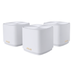 ZenWiFi XD4 Plus (W-3-PK) bezvadu AX1800 (3 komplekts) | 802.11ax | 1201+574 Mbit/s | 10/100/1000 Mbit/s | Ethernet LAN (RJ-45) porti 1 | Mesh atbalsts Jā | MU-MiMO Jā | Nē mobilais platjoslas savienojums | Antenas tips Iekšējā