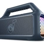 Anker Soundcore skaļrunis | Boom 2 | 80 W | Ūdensizturīgs | Bluetooth | Zils | Pārnēsājams | Bezvadu savienojums