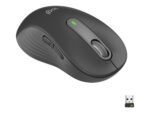 Logitech Signature M650 L Left Wireless Mouse, RF Wireless + Bluetooth, 2000 DPI, Graphite | Logitech