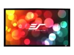 Elite Screens | SableFrame Series | ER100WH1 | Diagonal 100  | 16:9 | Viewable screen width (W) 221 cm | Black - Image 5