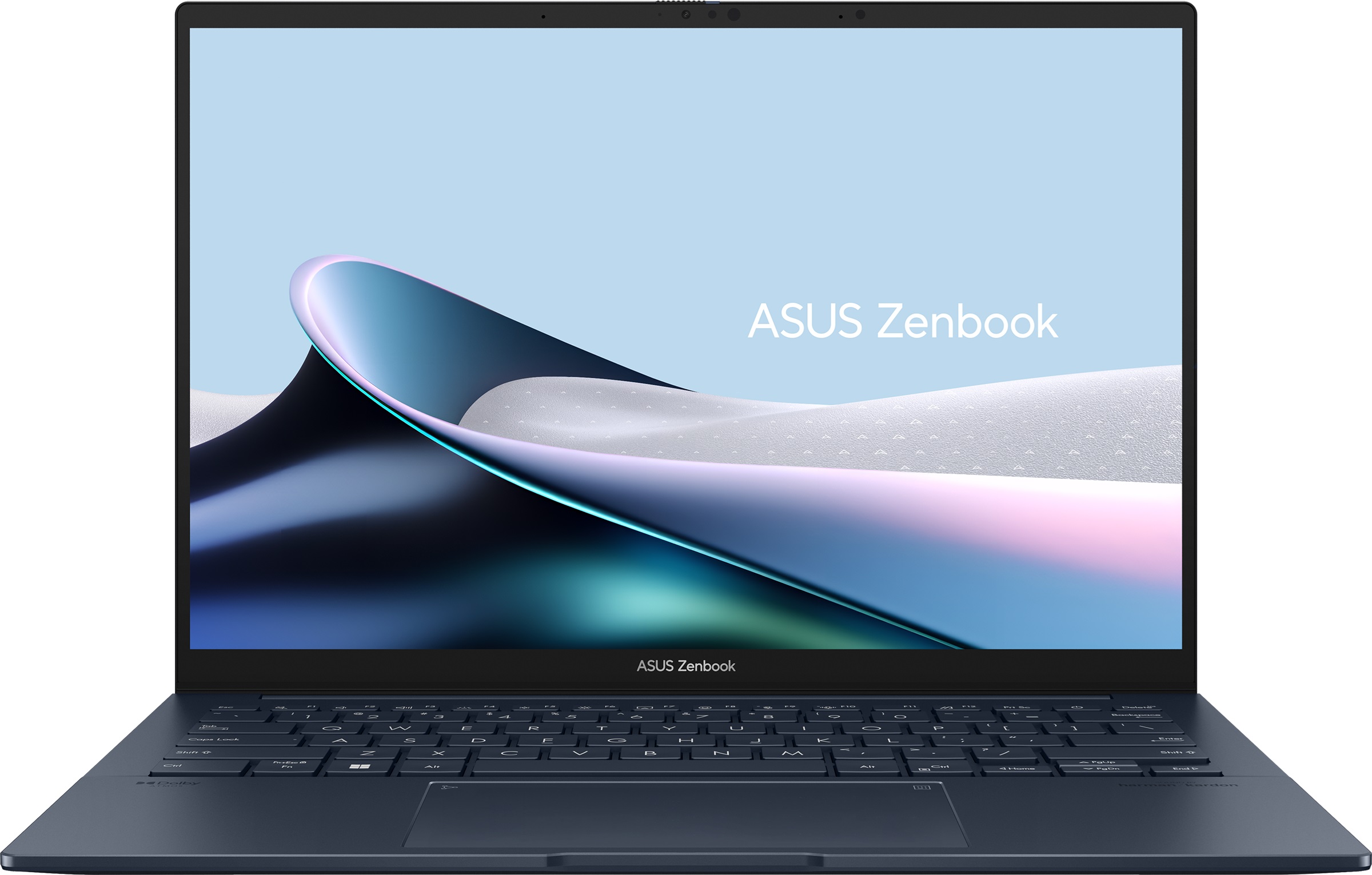 oriģināls-80064.jpg Asus | Zenbook 14 UX3405CA-PZ217W | Ponder Blue | 14 | OLED | Skārienekrāns | 3K | 2880 x 1800 pikseļi | Glancēts | Intel Core Ultra 7 | 255H | 32 GB | LPDDR5X | SSD diska ietilpība 1000 GB | Intel Arc Graphics | Windows 11 Home | 802.11be | Bluetooth versija 5.4 | Tastatūras valoda: angļu | Tastatūras apgaismojums - Image 1
