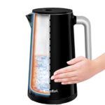 TEFAL tējkanna | KO8518 | Elektriskā | 1800 W | 1,7 L | Plastmasa | 360° rotējoša pamatne | Melna