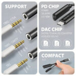AXAGON | ADA-HCPD USB-C - Hi-Res DAC Audio Adapter PD, 60W - Image 4