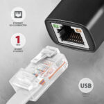 AXAGON | ADE-AR USB-A gigabitu Ethernet adapteris - Image 2