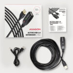 AXAGON USB atkārtotāja kabelis | ADR-210 | USB A tipa uz USB A tipa - Image 7