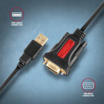 AXAGON USB - SERIAL Active Adapter | ADS-1PSN - Image 2
