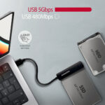 AXAGON USB-A 5Gbps SLIM adapter for 2.5 SSD/HDD | ADSA-FP2A - Image 3
