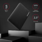 AXAGON Screwless USB 3.2 Gen 1 - SATA 6G external box for 2.5 SSD/HDD | EE25-SLC - Image 2