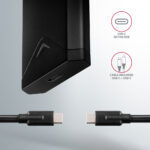 AXAGON External USB-C 10Gbps metal box for M.2 NVMe SSD disks | EEM2-UB2 - Image 6