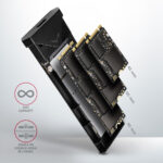 AXAGON External USB-C 10Gbps metal box for M.2 NVMe SSD disks | EEM2-UB2 - Image 9