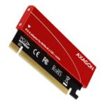 AXAGON PCI-Express x16 iekšējais adapteris NVMe M.2 SSD pievienošanai galddatoram | PCEM2-S