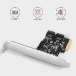 AXAGON PCIe Controller 4x SATA 6G | PCES-SA4X4 - Image 2