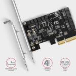 AXAGON PCIe Controller 4x SATA 6G | PCES-SA4X4 - Image 3