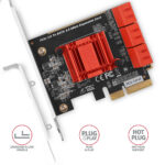 AXAGON PCIe Controller 6x SATA 6G | PCES-SA6 - Image 3