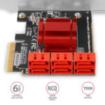AXAGON PCIe Controller 6x SATA 6G | PCES-SA6 - Image 4