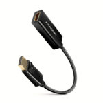 AXAGON | Aktīvais adapteris | DisplayPort uz HDMI | 0,15 m