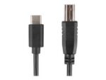 Lanberg | USB-C uz USB-B kabelis, 3 m | CA-USBA-13CC-0030-BK - Image 2