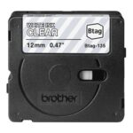 Brother BTAG-135 | Balts uz caurspīdīga fona | Btag