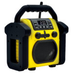 Adler | Celtniecības radio ar Bluetooth | AD 1911 | AUX ieeja | Melns/Dzeltens