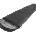Спальный мешок Easy Camp Starling Mummy Black 8°C | 210 x 75 x 50 см | от -5 до 12 °C | Двусторонний открывающийся конец, автоматическая блокировка