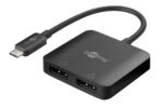 Goobay USB-C adapteris uz 2x DisplayPort | 60171