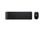Logitech | Combo Wireless Keyboard and Mouse | MK220 | Keyboard and Mouse | Wireless | Mouse included | US | Black | N/A