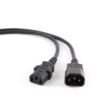Cablexpert | Удлинительный кабель питания PC-189-VDE 1,8 метра | Черный соединитель C14 | Соединитель C14