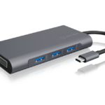 Icy Box IB-DK4040-CPD USB Type-C™ DockingStation with two video interfaces | Raidsonic