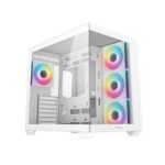 Deepcool CG530 4F WH | Balts | Vidēja izmēra tornis | Barošanas bloks iekļauts Nē