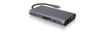 Icy Box IB-DK4040-CPD USB Type-C™ DockingStation with two video interfaces | Raidsonic - Image 2