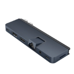 Hyper | HyperDrive divkāršais USB-C TB saderīgs 7-in-2 centrmezgls ar universālu USB-C paplašinājuma adapteri MacBook Air/Pro 2016-2020 | Ethernet LAN (RJ-45) porti 1 | HDMI portu skaits: 1