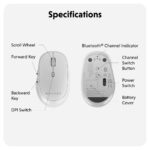 Hyper Next Bluetooth pele | Bezvadu | Balta - Image 7