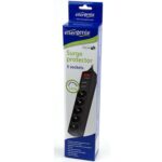 Pārsprieguma aizsargs SPG5-C-5/ 1,5 m/ 5 ligzdas/ melns
