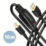 AXAGON USB repeater cable, 10 m | ADR-210B | USB Type A - USB Type B