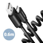 AXAGON Data and charging USB 2.0 cable, 0.6 m | BUCM-AM10TB | USB-A to USB-C
