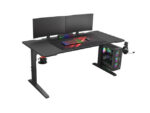 Genesis | Modular Gaming Desk | Holm 160 RGB | Anthracite Black - Image 4