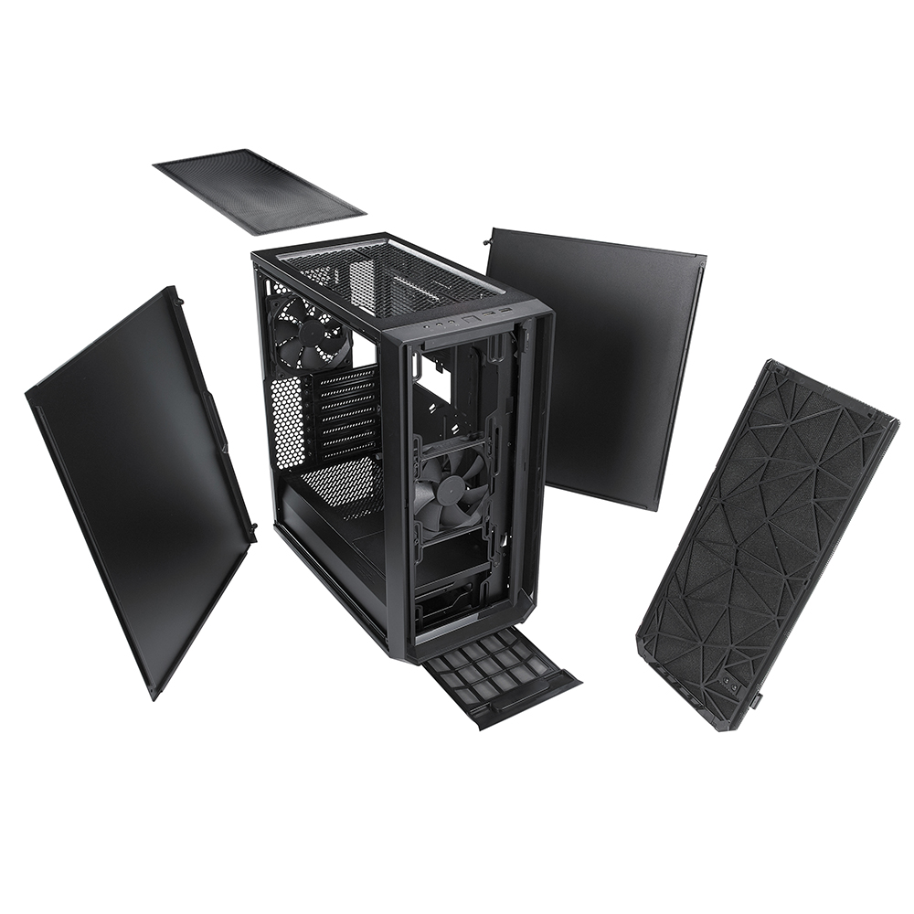oriģināls-9298.jpg Fractal Design | Meshify C | FD-CA-MESH-C-BKO | Melns | ATX | Barošanas bloks iekļauts Nē | ATX - Image 1